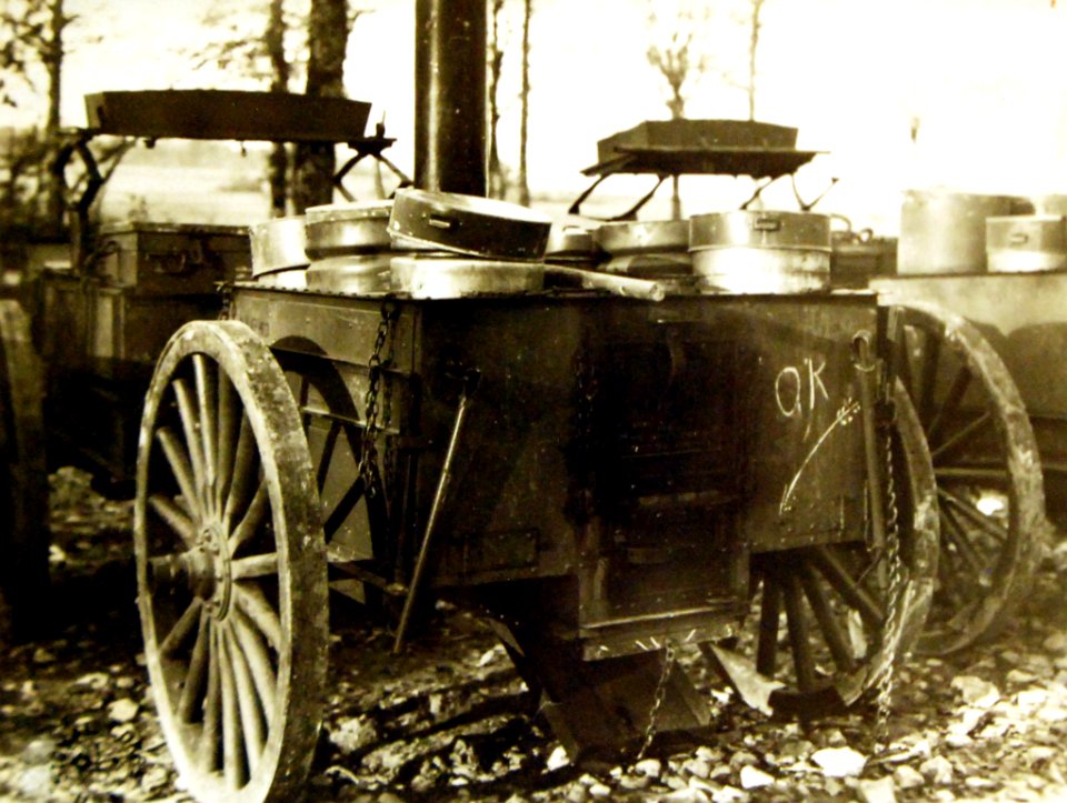 Taylor Rolling Kitchen, 1st Division Property, Camp du Bois de Brecourt, Meuse, France, 1918 (30624091385)
