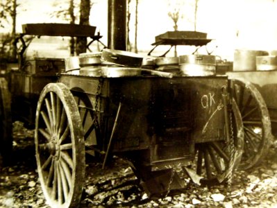 Taylor Rolling Kitchen, 1st Division Property, Camp du Bois de Brecourt, Meuse, France, 1918 (30624091385) photo