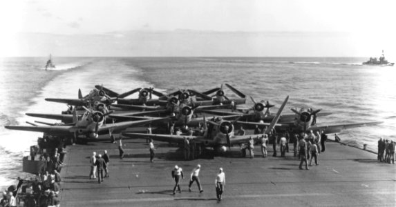 TBDs on USS Enterprise (CV-6) during Battle of Midway