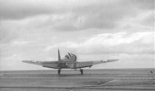TBD launch from USS Enterprise (CV-6) in 1942