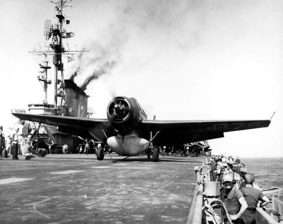 TBM-3W on USS FD Roosevelt 1946