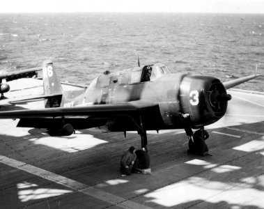 TBM-3R on USS Boxer