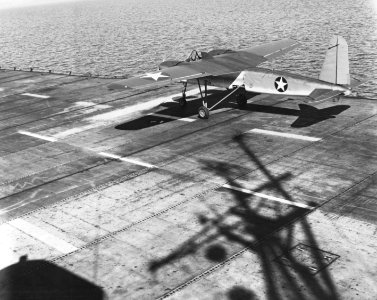 TDN-1 drone on USS Sable (IX-81) on 10 August 1943