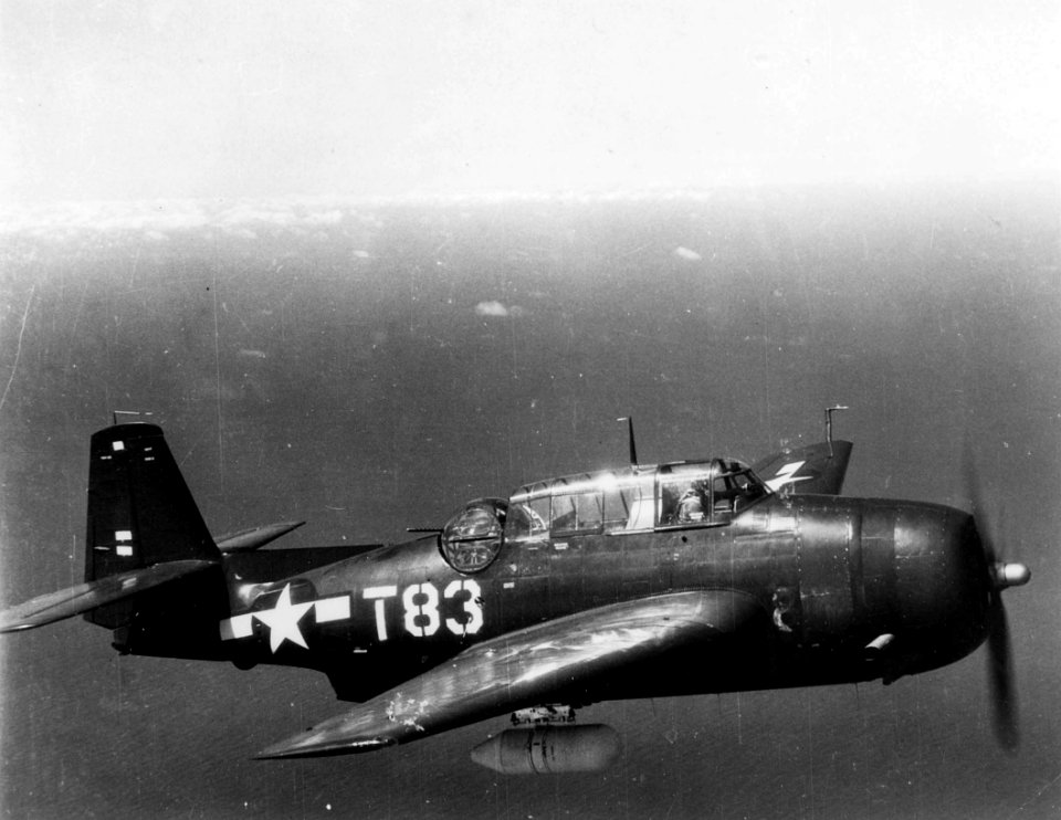 TBM-3E Avenger VMTB-234 in flight 1945