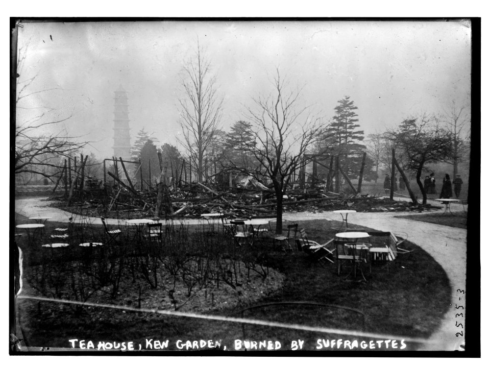 Tea House, Kew Gardens, destroyed by suffragettes LCCN2014691574