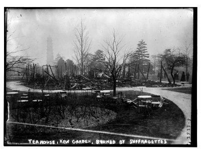 Tea House, Kew Gardens, destroyed by suffragettes LCCN2014691574