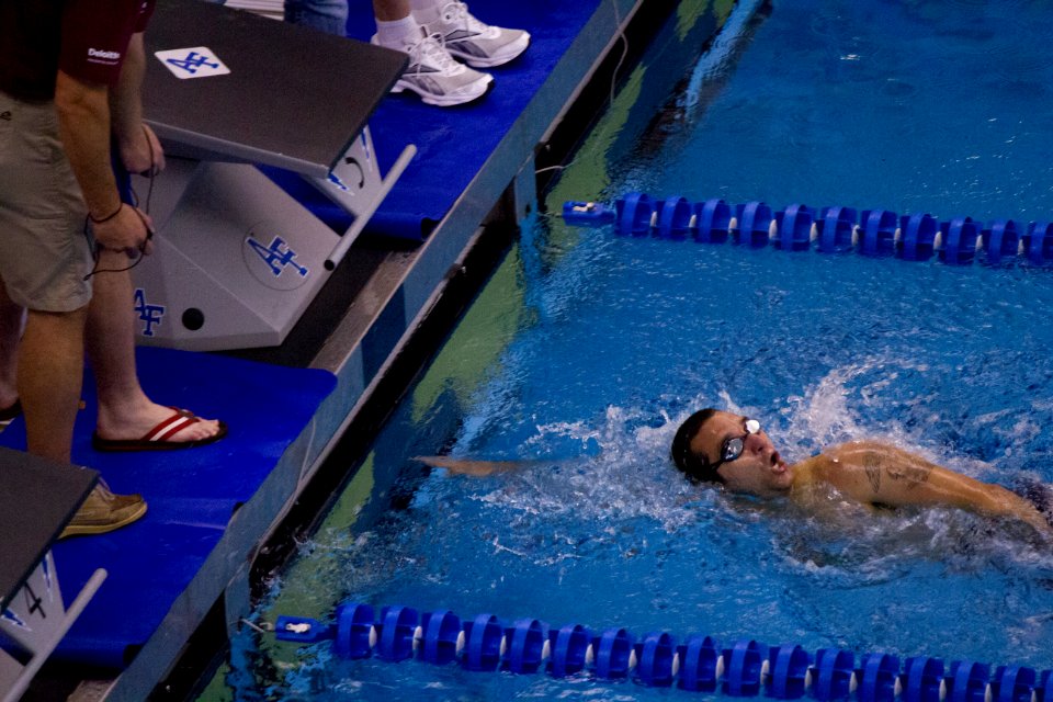 Team Navy-Coast Guard swims for gold at the 2012 Warrior Games 120505-N-AN499-015
