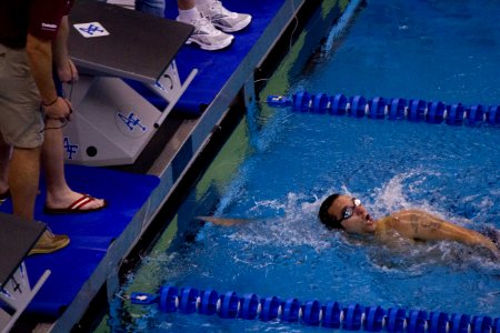 Team Navy-Coast Guard swims for gold at the 2012 Warrior Games 120505-N-AN499-015