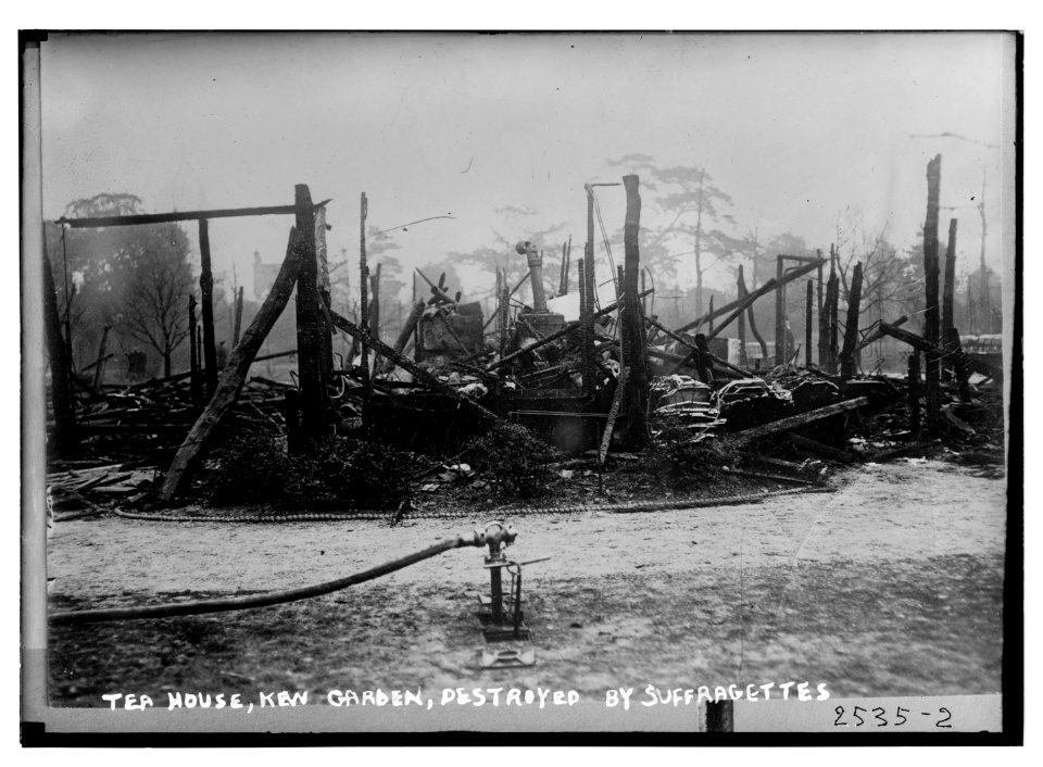 Tea House, Kew Gardens, destroyed by suffragettes LCCN2014691573