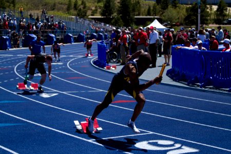 Team Navy-Coast Guard competes in the 2012 Warrior Games 120504-N-AN499-550
