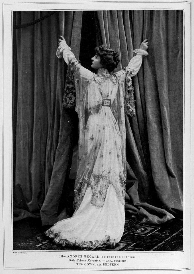 Tea-gown par Redfern 1907