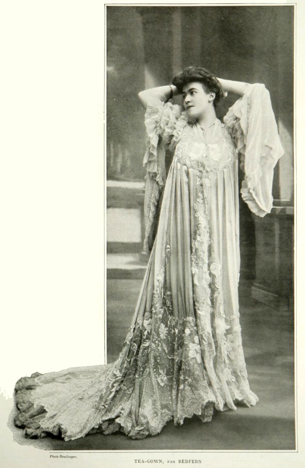 Tea-gown par Redfern 1905