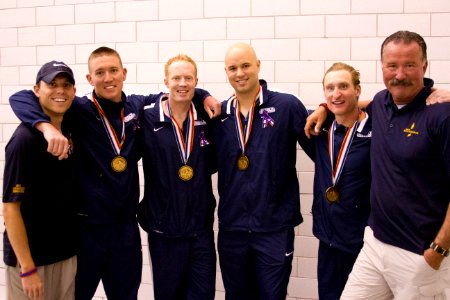 Team Navy-Coast Guard swims for gold at the 2012 Warrior Games 120505-N-AN499-388