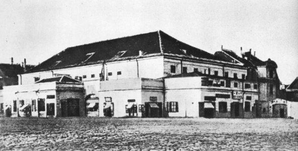 Teatr Narodowy na placu Krasińskich w Warszawie 1873 photo