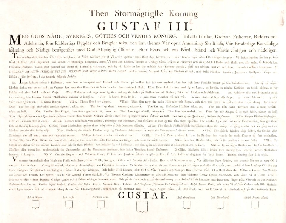 Teckning, Gustav III till häst, 1776 - Livrustkammaren - 89013