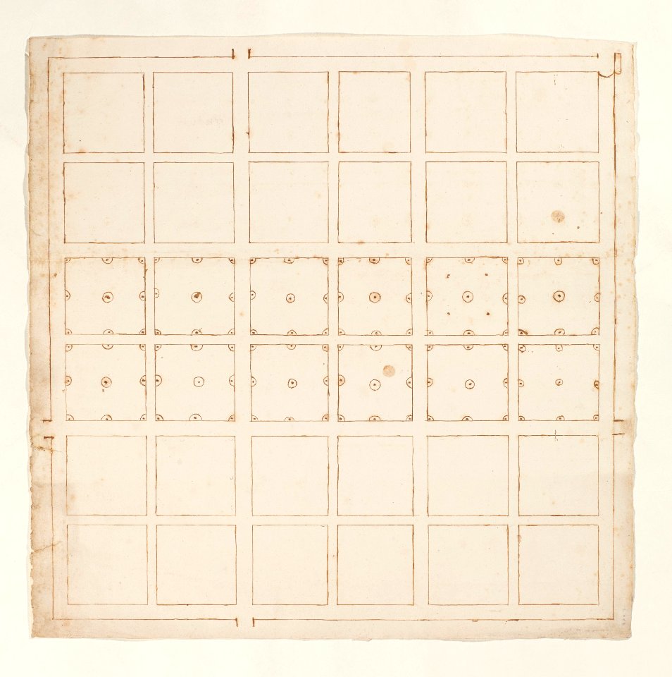 Teckning med bläck - Skoklosters slott - 98073