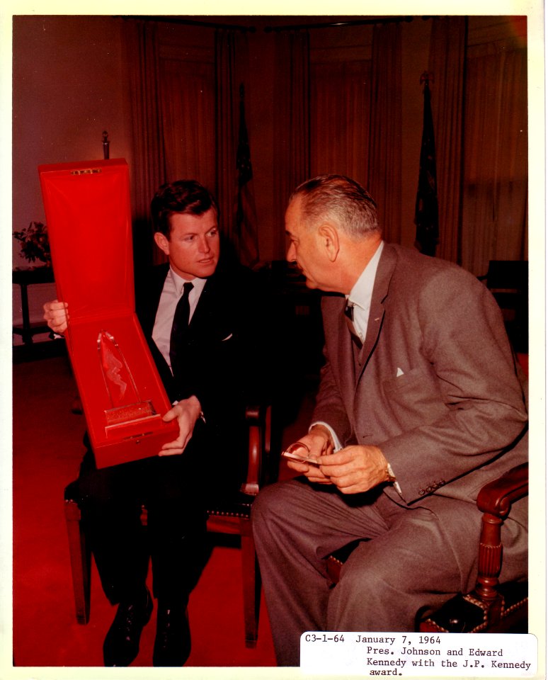 Ted Kennedy and LBJ 1964