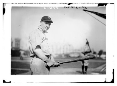 Ted Easterly, Cleveland AL, at Hilltop Park, NY (baseball) LCCN2014690480