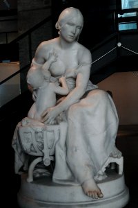 Teixeira Lopes, António, A viúva, 1893, mármore 01914