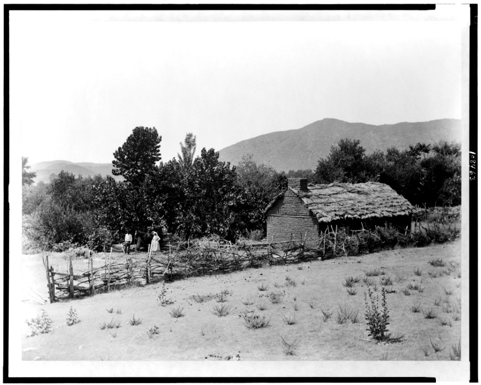 Tejon ranch. An Indian home and orchard LCCN93511809