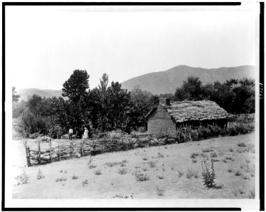 Tejon ranch. An Indian home and orchard LCCN93511809