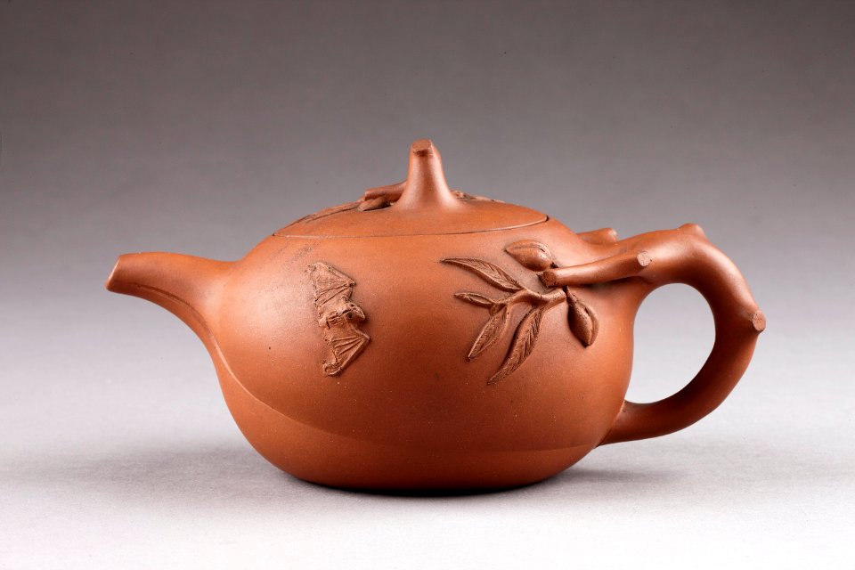 Tekanna i Yixing stengods från Kina - Hallwylska museet - 95950