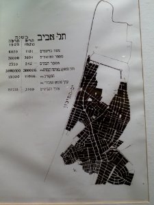 Tel Aviv 1925 Map P1170852 photo
