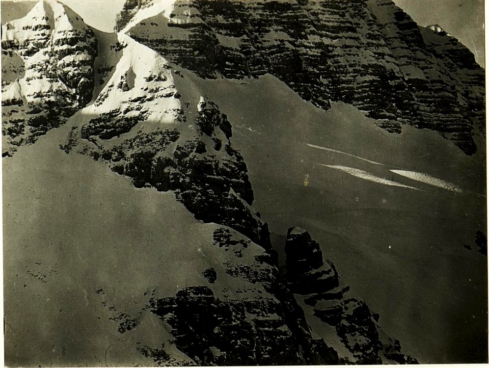 Teleaufnahme der itl.Kanzel-Bavha. 4fach 80cm Brennweite. Stpkt, Kleiner Schlichtl. (25-2 1917.) (BildID 15498818)