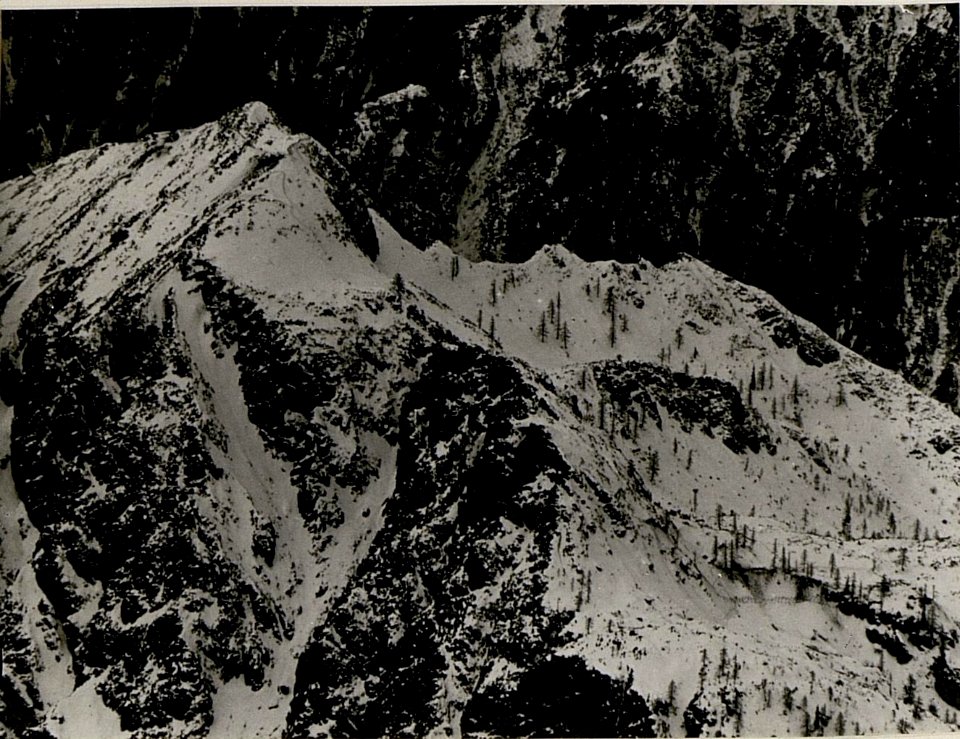 Tele- Aufnahme Köpfach Standpunkt, Grosser Nabois. 18.-I. 1916. II. Teilbild (BildID 15518873)
