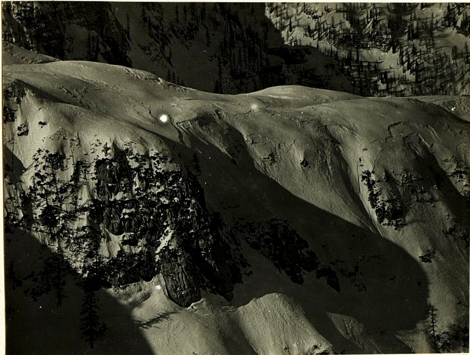 Teleaufnahme der itl.Kanzel-Bavha. 4fach 80cm Brennweite Stpkt, Kleiner Schlichtl. 25-2.1917. (BildID 15499007)
