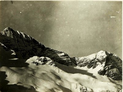 Teleaufnahme der itl.Kanzel-Bavha. 4fach 80cm Brennweite Stpkt, Kleiner Schlichtl. 25-2.1917. (BildID 15498839)