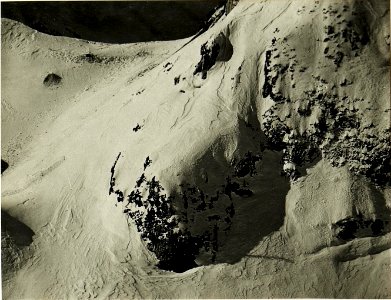 Teleaufnahme der itl.Kanzel-Bavha. 4fach 80cm Brennweite Stpkt, Kleiner Scglichtl. 25-2.1917. (BildID 15498972)