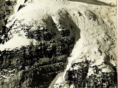 Teleaufnahme der itl.Kanzel-Bavha. 4fach 80cm Brennweite Stpkt, Kleiner Schlichtl. 25-2.1917. (BildID 15498993)