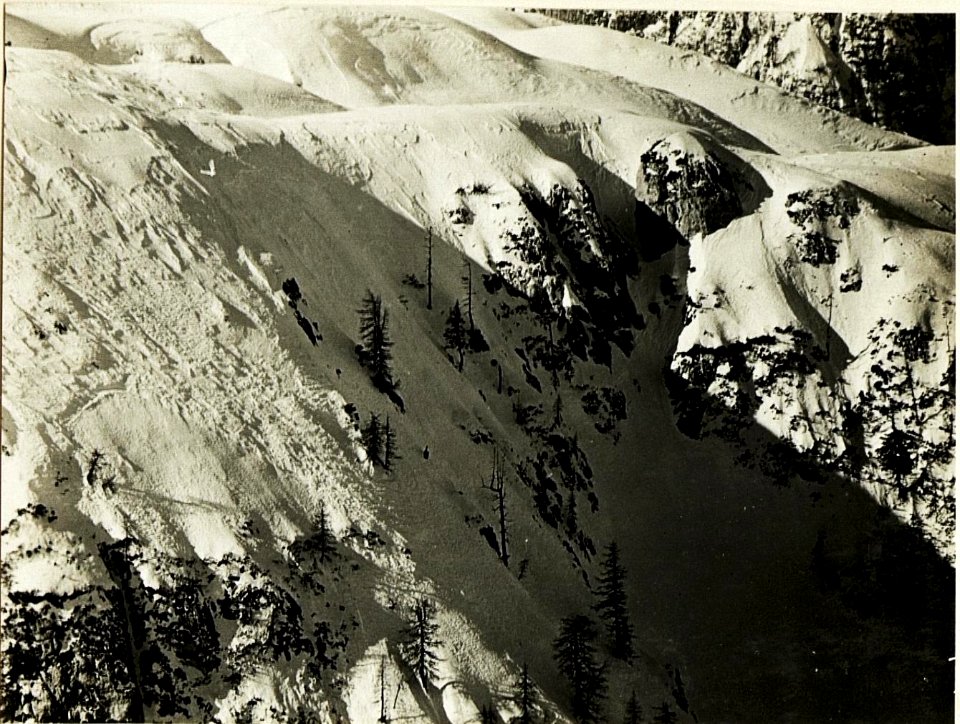 Teleaufnahme der itl.Kanzel-Bavha. 4fach 80cm Brennweite Stpkt, Kleiner Schlichtl. 25-2.1917. (BildID 15499000)