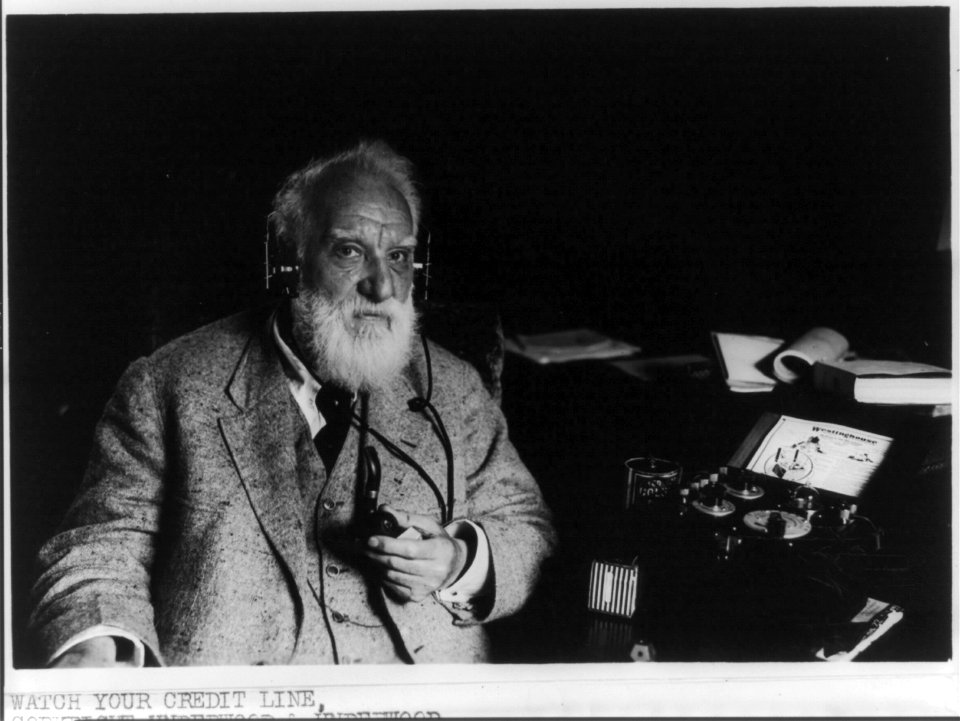 Telephone a nuisance - radio a joy to Alexander Graham Bell LCCN2002698937