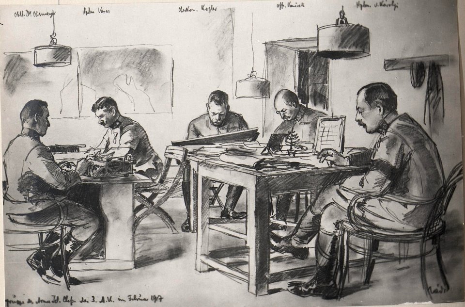 Telegraphenchef des 3. Armeekommandos (BildID 15652374)
