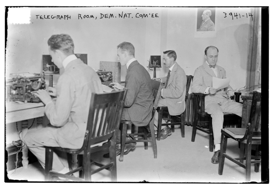 Telegraph Room, Dem. Nat Comm'ee LCCN2014702408