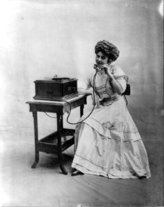 Telegraphone with operator LCCN2003671093