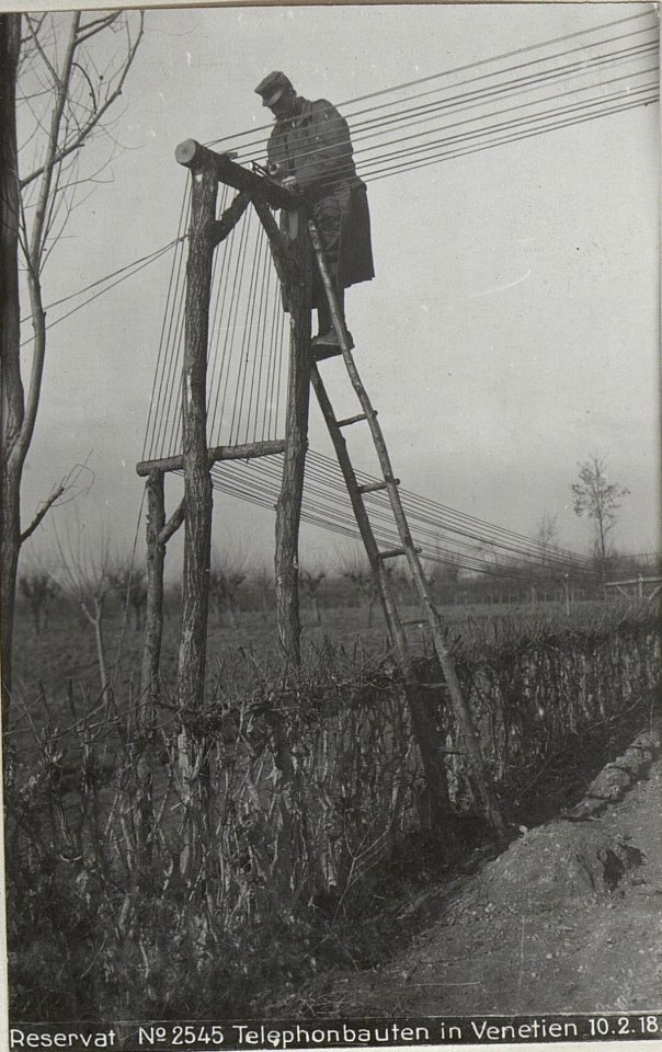 Telephonbauten in Venetien 10.2.18. (BildID 15615049)