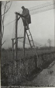 Telephonbauten in Venetien 10.2.18. (BildID 15615049)
