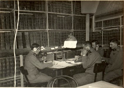 Telephonzentrale der 58. ITDivision, Keller des Gerichtsgebäudes. (BildID 15465173)