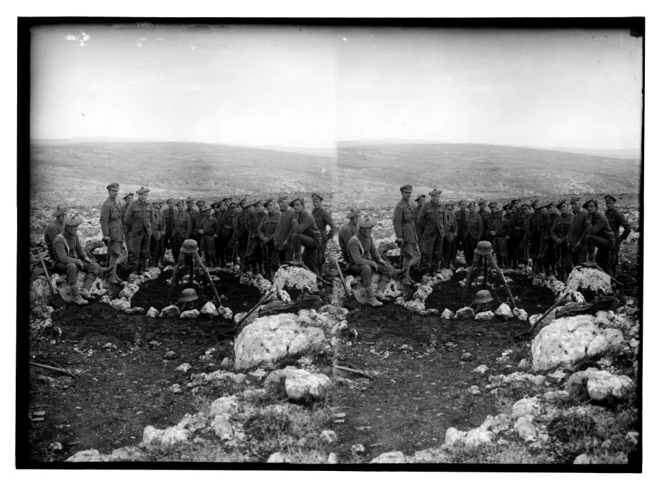 Tell el-Ful battlefield, etc. Large grave filled with dead Turks. LOC matpc.02232