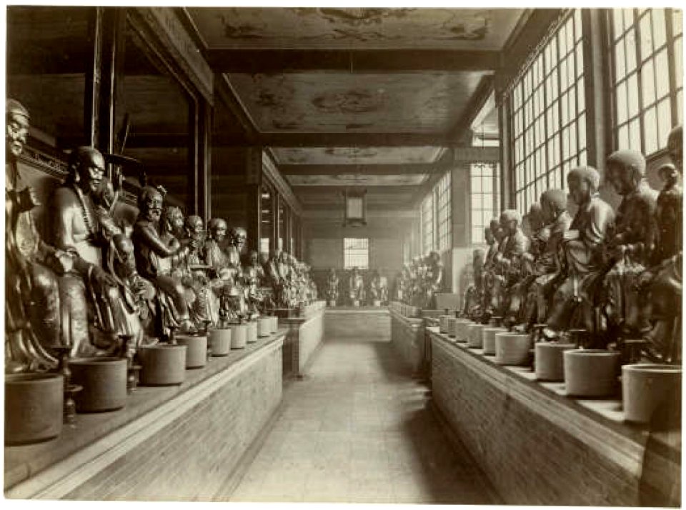 Temple of Five Hundred Genii 317 by Lai Afong c1880s