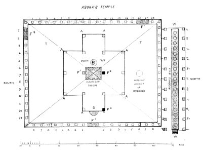 Temple of Ashoka at Bodh Gaya