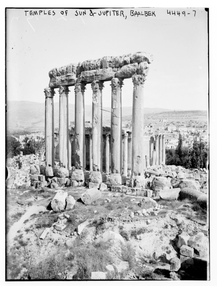Temples of Sun & Jupiter, Baalbek LCCN2014706098