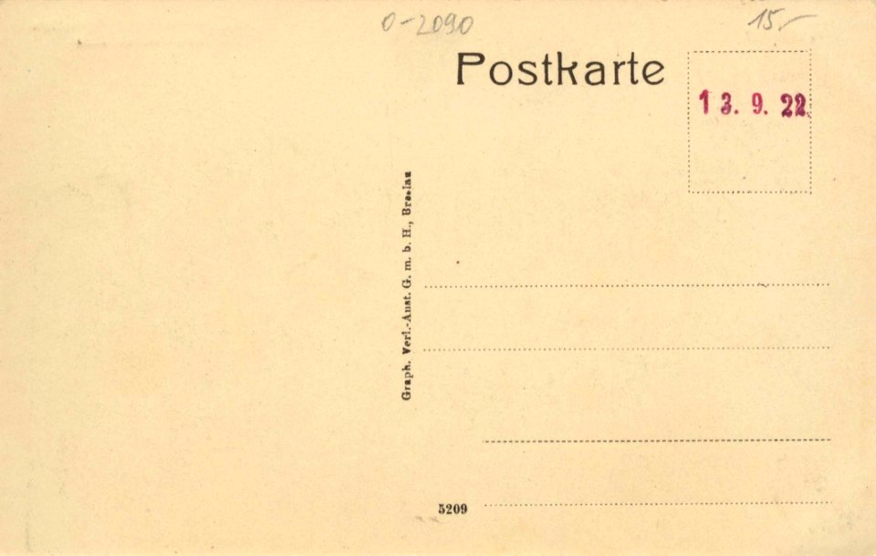 Templin, Brandenburg - Kgl. Joachimtalsches Gymnasium; Aula (back) (Zeno Ansichtskarten)