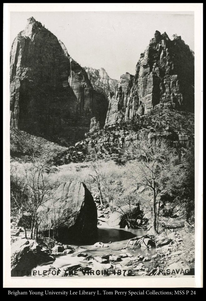 Temple of the Virgin 1870 C.R. Savage