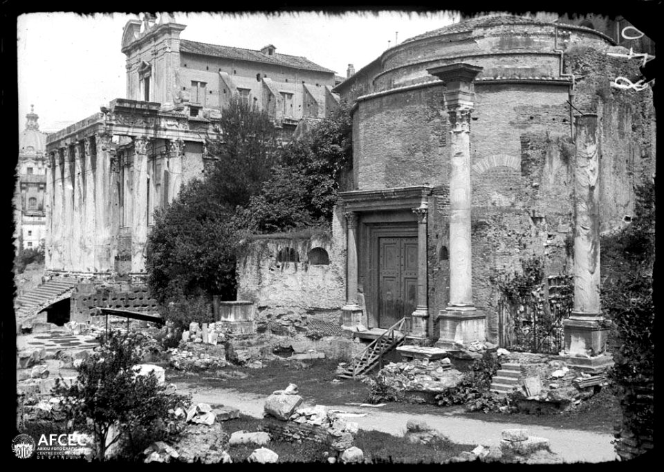 Temples al fòrum de Roma