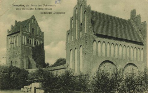 Templin, Brandenburg - Prenzlauer Tor (2) (Zeno Ansichtskarten)