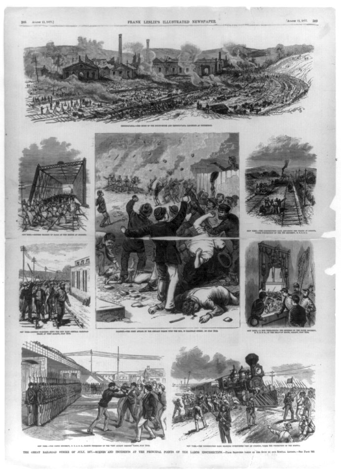 The great railroad strike of July 1877 LCCN2007675388